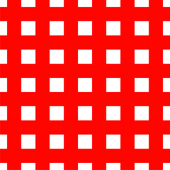 red pattern with square