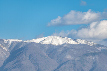 冬の鉢伏山
