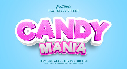 Candy Mania Editable Text Effect