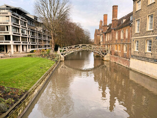 Fototapeta premium A view of Cambridge in the UK