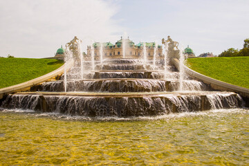Palacio Belvedere, en Viena, Austria.