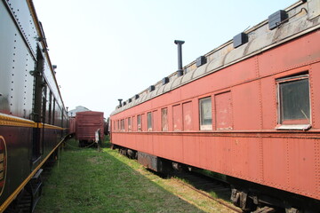 Obraz premium train on railway