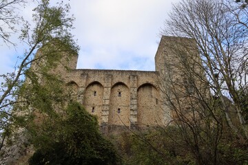Fototapeta na wymiar old stone castle 