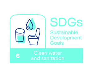 SDGs 6 安全な水とトイレを世界中に　英語