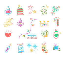 Set Ilustraciones Navidad / Christmas