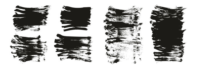 Flat Fan Brush Thick Short Background Mix High Detail Abstract Vector Background Mix Set 