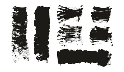 Flat Fan Brush Thick Short Background Mix High Detail Abstract Vector Background Mix Set 