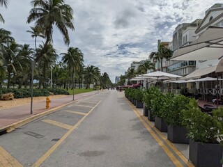Naklejka premium Overview of Miami Beach, FL - November 2021