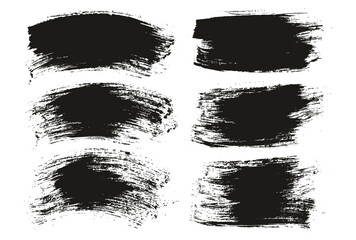 Round Brush Regular Long & Curved Background Mix Artist Brush High Detail Abstract Vector Background Mix Set 