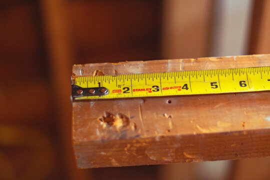 Building framing with wooden material, home renovation 2 by 4 material, setting up a new wall.