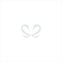 swan logo vector template love