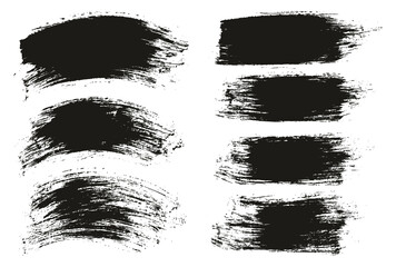 Round Brush Regular Long & Curved Background Mix Artist Brush High Detail Abstract Vector Background Mix Set 