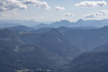 Fototapeta premium Schafberg from above,Austria, 1782m