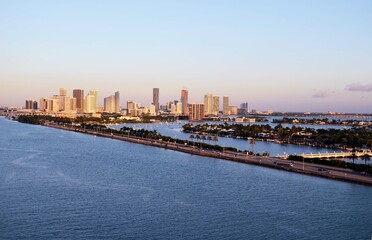 Miami Skyline at Sunrise