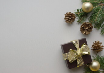 christmas decoration with gift box