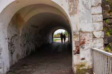 Obraz premium street in the town