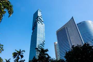 King Power Mahanakhon Building in the Sathon district in downtown Bangkok Thailand