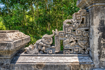 Tu Minh or Thanh Cung tomb, Hue, Vietnam.