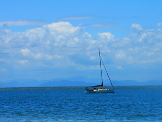 sailboat on the sea