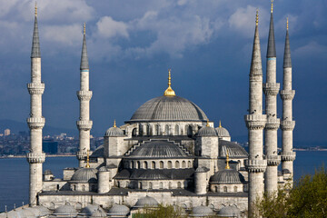 Fototapeta na wymiar Sultanahmet Camii (Blue Mosque), Istanbul, Turkey