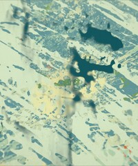 Colorful paint splashes. Abstract colorful ink pattern. Texture backdrop for various projects.