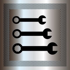 Obraz premium Logo outils.