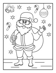 Merry Christmas coloring book for kids