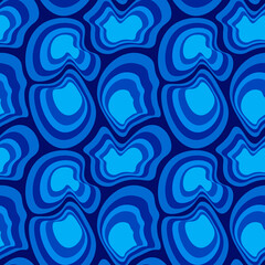 Seamless pattern - asymmetrical fantasy spots - molecules, stones or shell of the animal Abstraction