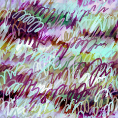 Abstract seamless background of chaotic messy irregular scribbles doodle Handwriting sketch