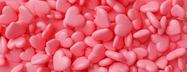 pink heart with valentine background