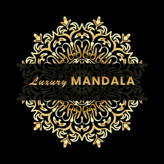 Vector round abstract circle. Luxury Mandala style