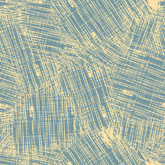  Neutral light blue yellow seamless abstract texture. Modern coastal living all over print. Irregular soft furnishing cover grunge background. High quality jpg swatch.