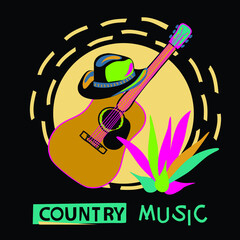 country music card for festival