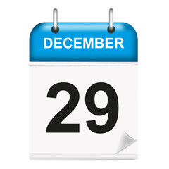 December 29th_Calendar icon