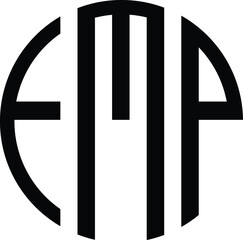 emp monogram logo concept
