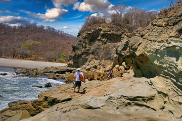 Fototapeta premium Visiting the beaches of southern Nicaragua