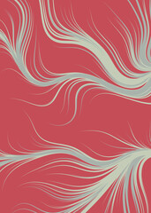 Fototapeta premium Abstract Perlin Noise Geometric Pattern generative computational art illustration