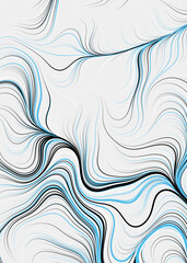 Abstract Perlin Noise Geometric Pattern generative computational art illustration