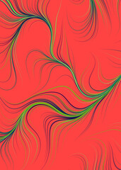 Abstract Perlin Noise Geometric Pattern generative computational art illustration