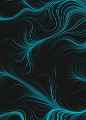 Abstract Perlin Noise Geometric Pattern generative computational art illustration