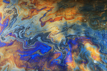 abstract background gasoline art colored, texture oil multicolored rainbow abstract gasoline spill