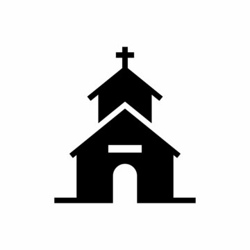 christian church icon vector