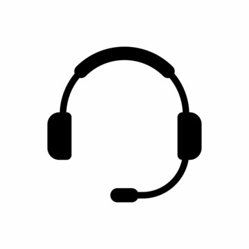 recommend clip art: customer service headphone icon vector