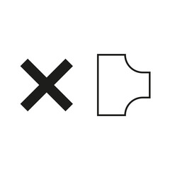 Fototapeta premium Volume off icon. Audio speaker. Computer button. Music concept. Simple flat design. Vector illustration. Stock image.