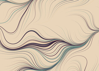 Fototapeta premium Abstract Perlin Noise Geometric Pattern generative computational art illustration