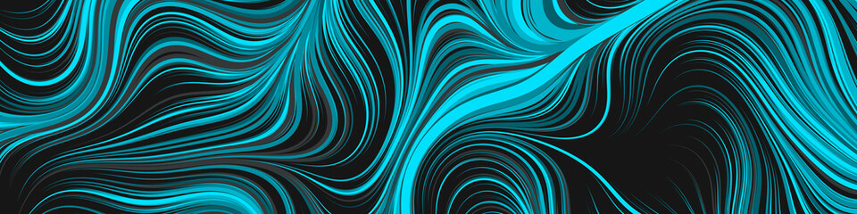 Fototapeta premium Abstract Perlin Noise Geometric Pattern generative computational art illustration