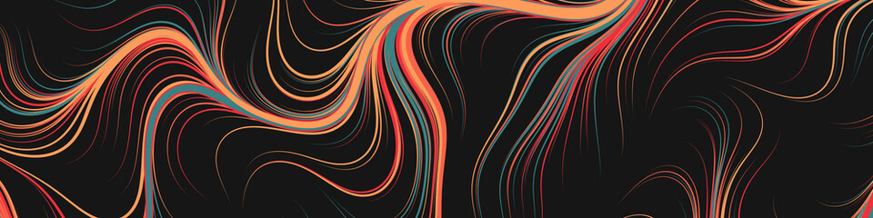 Abstract Perlin Noise Geometric Pattern generative computational art illustration