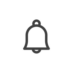 Notification, bell line icon