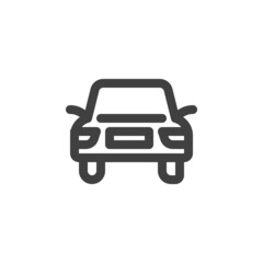 Car, vehicle line icon