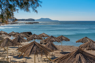 Little Triopetra is a beach at the south-side of Crete. The settlement consists of several taverns...
